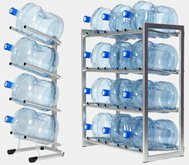 Стойки и стеллажи для бутылей 19л